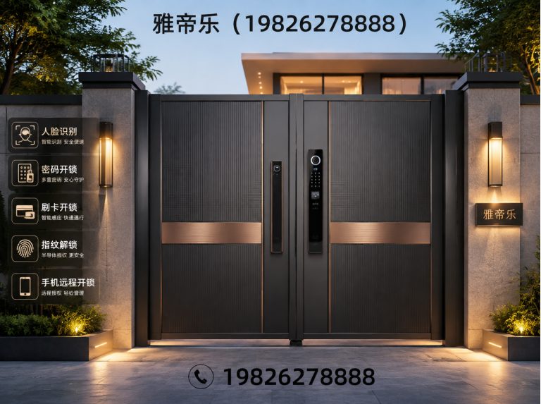 泗洪县智能入户大门展示图